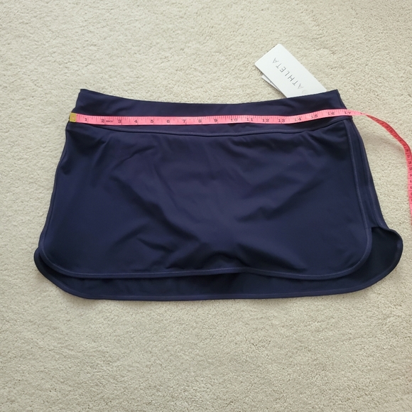 SOLD WT Athleta Navy Tidal Swim/Sport Skirt szM - Picture 8 of 11